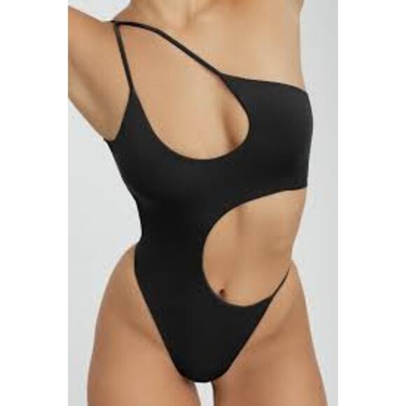Riot Swim Other - Riot Swim DOLLS KILL Blaise One Piece Cutout Swimsuit in Black Size Large / L